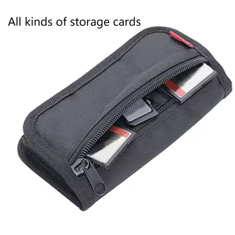 Camera Battery for Case with SD Card Holder Pouch for lp-e6/ en-el15/ np-fw50/ np-f550/ AA Battery a