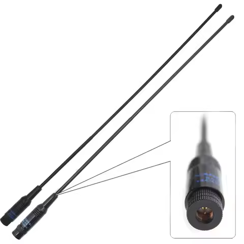 2pcs NAGOYA NA-771 SMA Male SMA-M Dual Wide Band Flexible Antenna VHF/UHF 144/430MHz Two Way Radio T