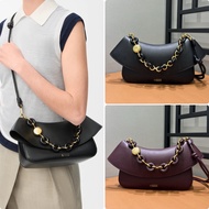 Before Ordering Please Inquire About 0 LLL Women's Curved Shoulder Bag Shiny Genuine Leather Donut L