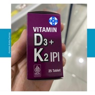 Vitamin D3+k2 ipi 1000 iu contents 25 Bone Health Mineraltablet Body Resistance Bone Health Suppleme