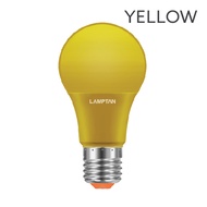 [Clearance Sale] [แพ็ก 30 หลอด] LAMPTAN หลอดไฟสี LED Bulb Colour 7W ขั้วE27