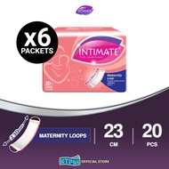 (P43) Intimate Maternity Loop Pad 230mm (20's) x 6 Packets - [FREE INTIMATE BAG]