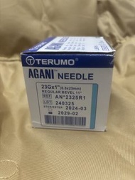 Terumo 23G x 1"針頭