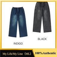 LIFEWORK LW254DL850 LW3 Brushed Denim Wide Pants | Local Stock Malaysia