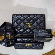 CHANEL Vintage 經典羊皮腰包