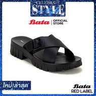 Bata บาจา Red Label รองเท้าแฟชั่นแบบสวม รองเท้าปาร์ตี้ สูง 2 นิ้ว สำหรับผู้หญิง รุ่น JASSY สีดำ 6606386