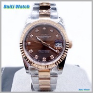 Men's Casual Watch 36mm/39mm Rose Gold Diamond DATEJUST Watch Casual Watches Automatic Mechanical Watches Waterproof 50m for Seiko mod