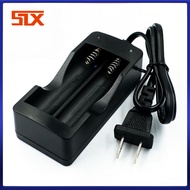 18650 Lithium Battery Charger 3.7v4.2v Strong Light Flashlight Battery Charger Dual Slot Rechargeabl