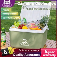 SPORT 6L10L 16L 30L Ice Box Cooler Camping Cooler Box Food&Drink Fishing Portable Outdoor Picnic Kee