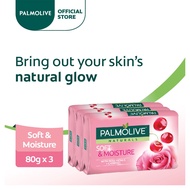 Palmolive Soft & Moisture Bar Soap Valuepack 80g x 3
