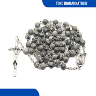 ROSARIO KATOLIK (BATU ONYX) / KALUNG ROSARIO KATOLIK / ROSARIO KALUNG BATU ALAM / KONTAS