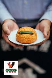 【給給茶記】招牌抹茶菠蘿油 手工製優質麵包+法國進口發酵奶油+日本進口靜岡抹茶粉 | 奶蛋素