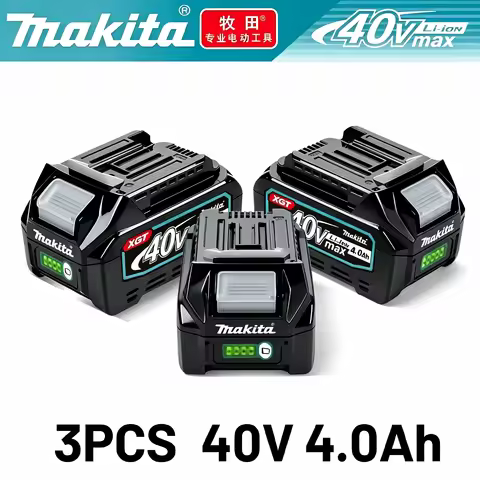 Makita 40V 4.0Ah MAX XGT Lithium Ion Battery Long Runtime Compatible with BL4040 BL4050 All Makita 4