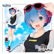 全新限定版現貨 Taito Re:從零開始的異世界生活 Re:0 Re:zero 雷姆 蕾姆 REM Sporty Summer 夏天夏日運動外套裝 景品figure模型擺件公仔