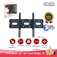 Unicomall 42" - 85" inch Adjustable 15 Degree Wall Mount TV Bracket Home Office Code:C65