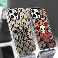 Latest Premium Matte Case For Oppo A6X A6 2026 - Softcase Hybrid IMD Plate Hologram - NYC Motif - IM