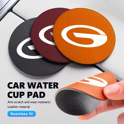 2Pcs Car Coasters Silicone Anti-Slip Water Cup Mat Drink Pad For GAC MOTOR Aion Y AION V Trumpchi GS