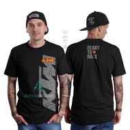 KTM Tshirt Men's Bigsize Jumbo LOGO KTM Cotton Combed 24S SML XL XXL XXXL 4XL 5XL