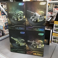 Mengbao Military Series 88 Main Battle Tank 4-in-1 Assembly Model Boys Assembly Building Blocks Toy