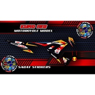 Euro Flash / Viperman 150  DECALS FREE MAGS STICKER