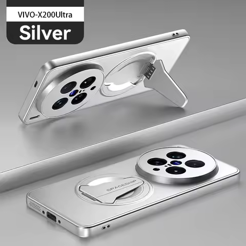 Hidden Fold Stand Magnetic Magsafe Phone Case For For VIVO X100 X200 Ultra X100 X200 S30 Pro Mini S2