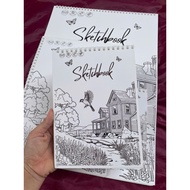 Sketchbook canson watercolor drawing book 230-300gsm A6 size