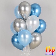 FUN KIDS PARTY - Set of 20 Mixed Latex Balloons Birthday Decoration/s Latex Balloon Set Package/s Bi