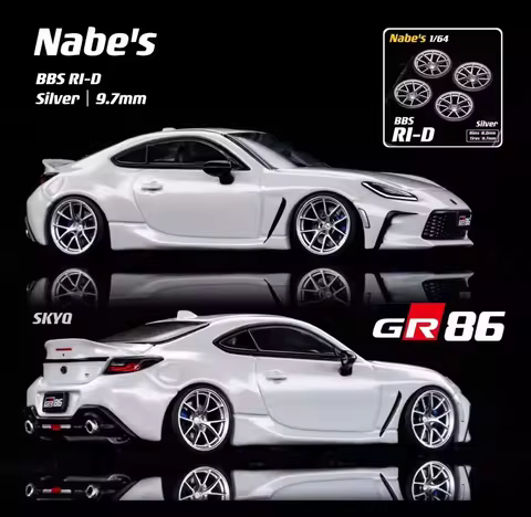 1/64 Chika Handmade Modify Parts 8.9mm/9.8mm/10.5mm Tires and Wheels BBS RS/BBS LM