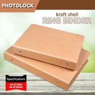 A6 Size Kraft Paper Shell Binder