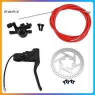DRO_ 1 Set Scooter Brake Kit Safe Driving Repair Replacement Scooter Handbrake Handle Brake Cable Disc Brake Pad Set for Xiaomi M365/PRO/PRO2 Electric Scooter