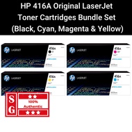 [Bundle Set] HP 416A (Black, Cyan, Yellow, Magenta) Original LaserJet Toner Cartridges | Hp 416A Ton