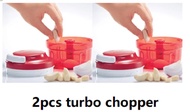 tupperware turbo chopper 2pcs/set