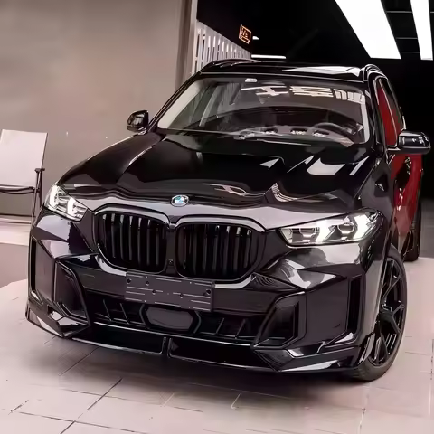 4PCS For BMW X5 G05 M-Sport LCI 30d 40i 40d 50e M60i 2023-2024 Car Front Bumper Spoiler Lip Splitter