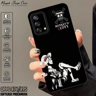 Softcase Oppo A74 / A95 4G - Case Oppo A95hp / A74 4G Motif OP - Silicone Oppo A95hp - Oppo A74hp - 