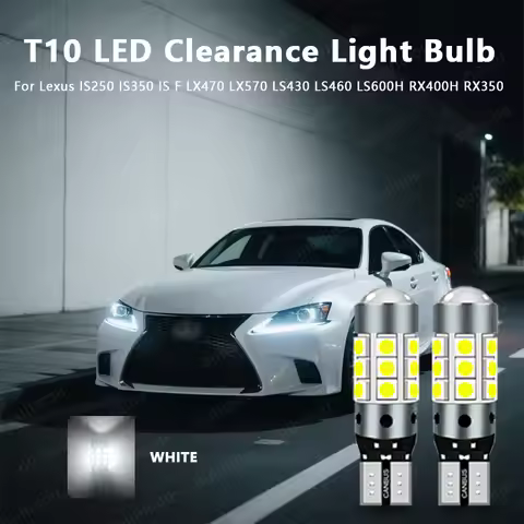 For Lexus IS250 IS350 IS F LX470 LX570 LS430 LS460 LS600H RX400H RX350 LED Clearance Light Parking L