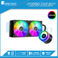 [READY STOCK] JONSBO ANGELEYES TW2-240 PRO RADIATOR CPU AIO LIQUID COOLER (Color)
