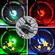 YOLA Bike Wheel Hub Lights, LED Rechargeable Waterproof Colorful Bicycle Spoke Lights, USB  Decoration Bicycle Lights
