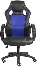 Office Chair Ergonomic Gaming Chair High-Back Racing Supervisor Computer Desk Office Chair Adjustable Office Chair,Black,117-127X65Cm (Blue 117) lofty ambition