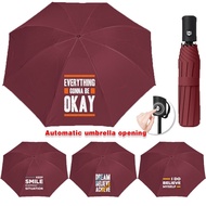 Sun umbrella Sunshade Rainproof umbrella UPF 50+ Fully automatic umbrella phrase Pattern