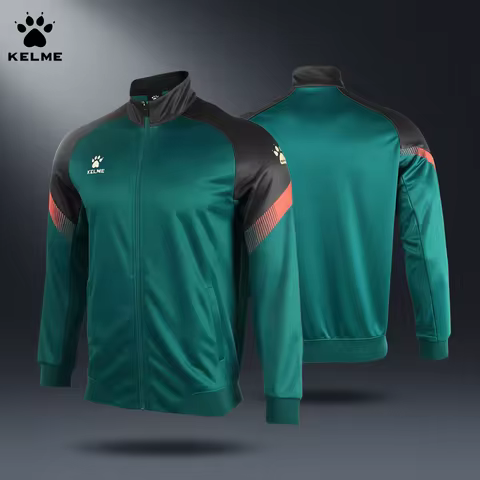 Kelme Sports Coat China League One Player's Edition Men's Football Training Knitted Jacket Playoff C