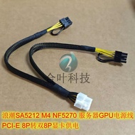 Wave SA5212 M4 NF5270 Server GPU Power Cord PCI-E 8P to Dual 8P Graphics Power Supply