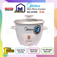 Midea Mini Rice Cooker 0.6L Small Capacity MG-GP06B / MGGP06B Periuk Nasi Kecil Kecik Elektrik 0.6 L