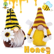 ZILUOLAN 2pcs Bee Elf Gnomes Valentine Gnome Gifts Collectible Figurine Home Decor Party Supplies Gn