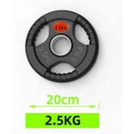 Plate Weight Rubber Weight Plate Dumbell Barbell 2,5 - 10 KG