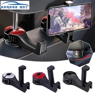 2-in-1 Car headrest hook Hanger Hook seat back hook storage hook phone bracket car clip car hook