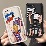 Casing For OPPO A5S A7 A12 F9 F9 Pro A11K Cartoon Silicone Girls Soft Phone Case TPU Number 10 footb
