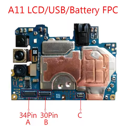 10PCS for Samsung A11 A115F A115A A115U M11 M115F A115W Battery LCD Display USB Charger Charging Tou