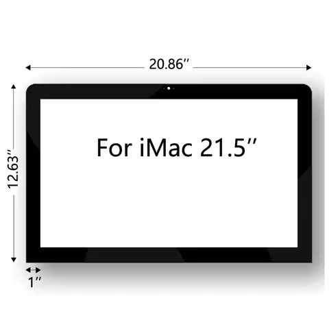 New Replacement A1418 Glass 2012 2013 2014 2015 2017 2019 for Apple iMac 21.5 Inch LCD Glass Front S