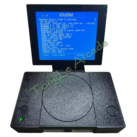 PS1 XStation All-in-one Combo Game Machine, 8 INCH Portable Display, Stereo, Build-in Original SNY S