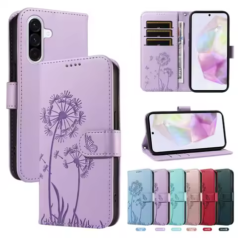 Leather Phone Case for Funda Samsung Galaxy A17 A07 A56 A36 A26 A16 A06 A55 A35 A25 A15 A05 S Cases 